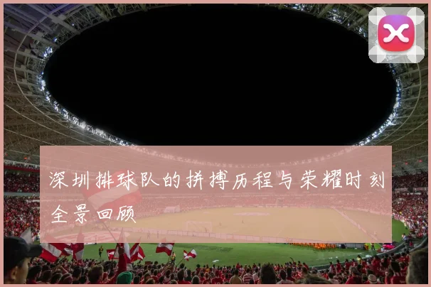 深圳排球队的拼搏历程与荣耀时刻全景回顾